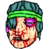 Стикер 45 Hotline Miami