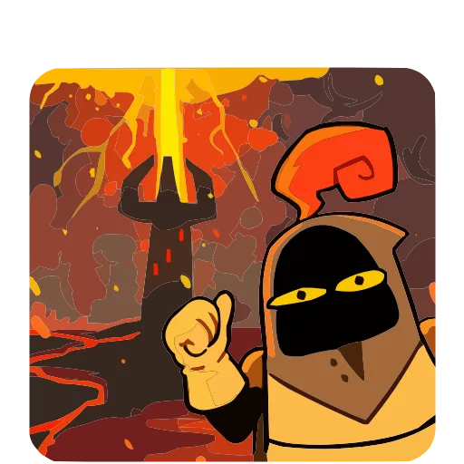 🌋 Эмодзи «Говард и Скинни» для Telegram