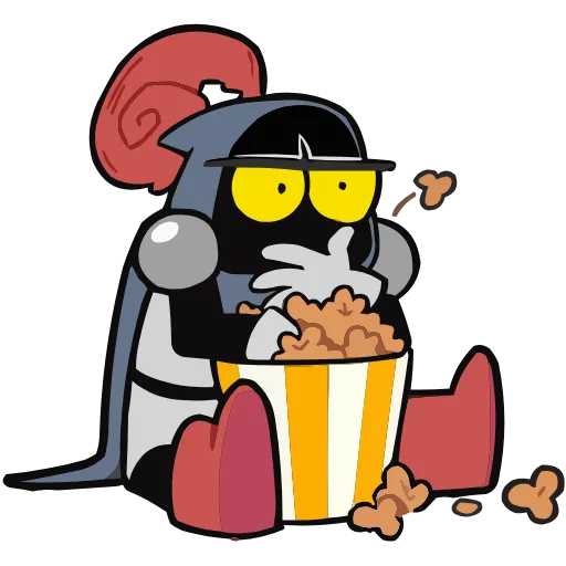 🍿 Эмодзи «Говард и Скинни» для Telegram