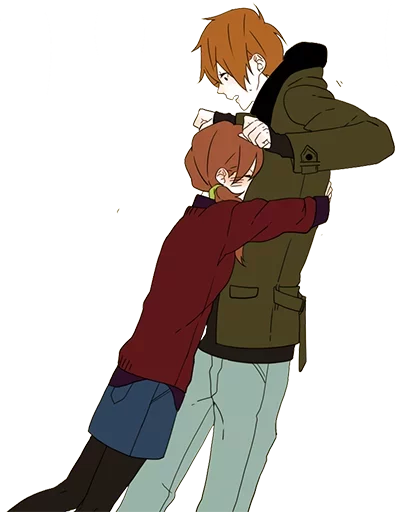 ❤ Стикер «Hugs 2» для Telegram