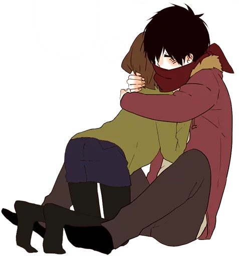 ❤ Стикер «Hugs 2» для Telegram