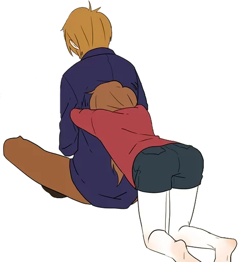 ❤ Стикер «Hugs 2» для Telegram