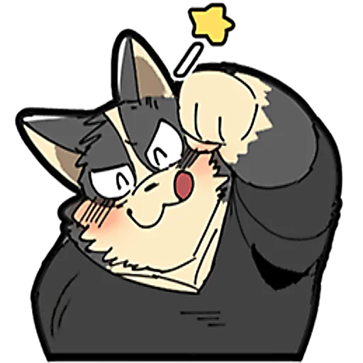 😽 Стикер «Hyaku» для Telegram