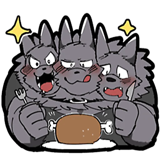 😝 Стикер «Hyaku» для Telegram