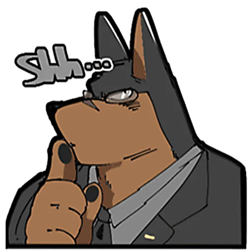 🤫 Стикер «Hyaku» для Telegram
