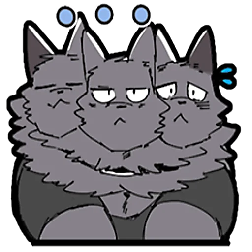 😐 Стикер «Hyaku» для Telegram