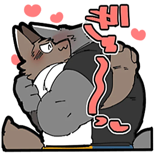 😸 Стикер «Hyaku» для Telegram