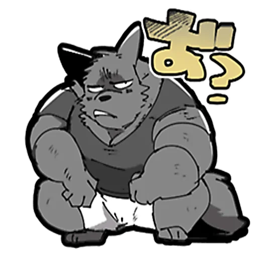 😤 Стикер «Hyaku» для Telegram