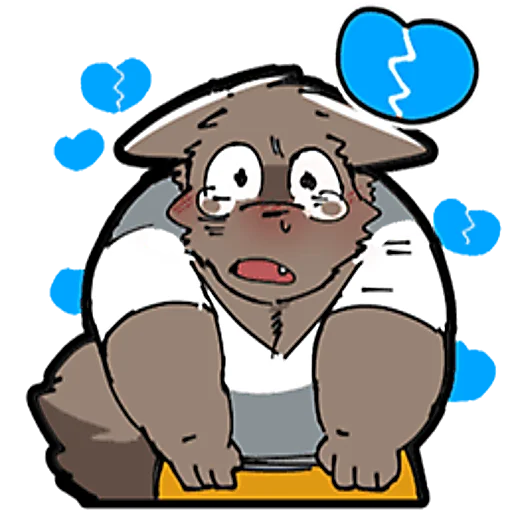 😭 Стикер «Hyaku» для Telegram