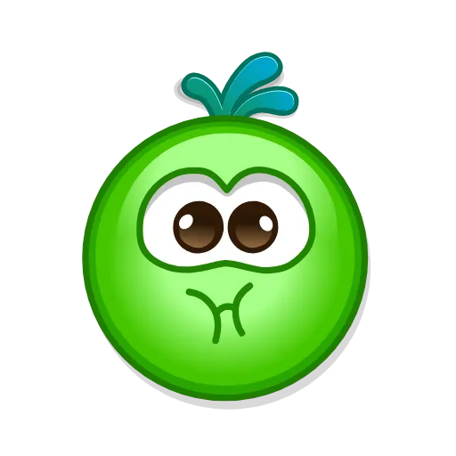 Стикер 7 Анимированный набор эмоджи с легендарными ICQ колобками