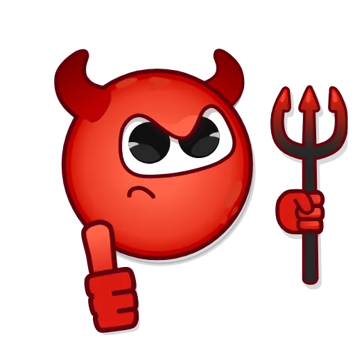Стикер 19 Анимированный набор эмоджи с легендарными ICQ колобками