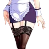 Стикер 2 2D-тян #anime #girl
