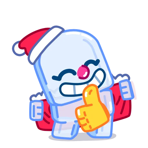 Стикер 3 Ice Man