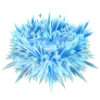 Стикер 54 ICE - красивый зимний шрифт со снежком