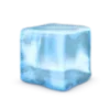 Стикер 52 ICE - красивый зимний шрифт со снежком