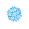 Стикер 48 ICE - красивый зимний шрифт со снежком