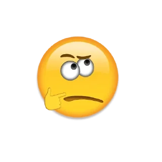 Стикер 6 Meme With Emojis