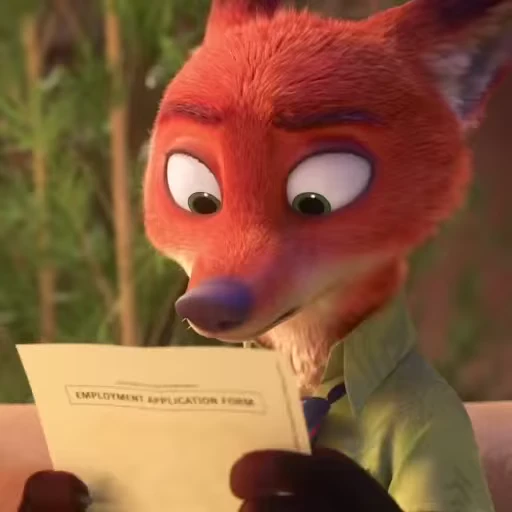 Стикер 32 I'm Nick Wilde (Live)