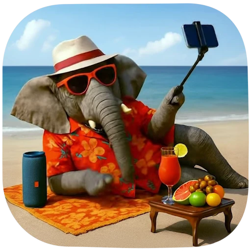 🐘 Стикер «Brainrot animals» для Telegram
