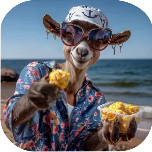 🐐 Стикер «Brainrot animals» для Telegram