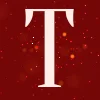 ❤️‍🔥 Эмодзи «Бордовые буквы, иконки» для Telegram
