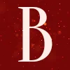 💥 Эмодзи «Бордовые буквы, иконки» для Telegram
