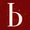 💥 Эмодзи «Бордовые буквы, иконки» для Telegram