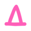 🩷 Эмодзи «Розовые буквы и чёрно-розовые иконки» для Telegram