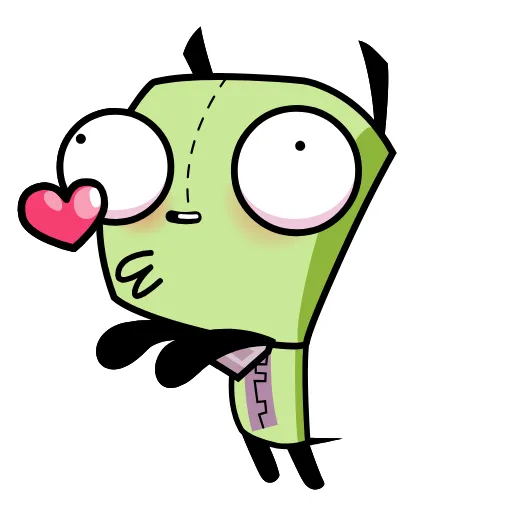 Стикер 2 Invader Zim