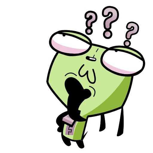 Стикер 19 Invader Zim