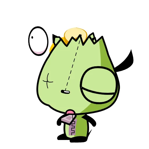 Стикер 8 Invader Zim