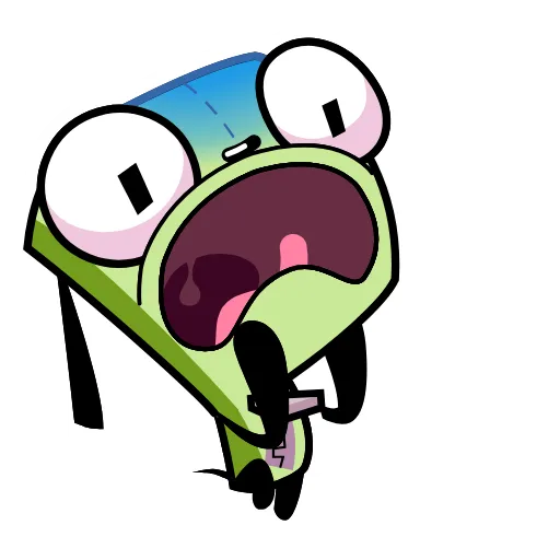 Стикер 4 Invader Zim