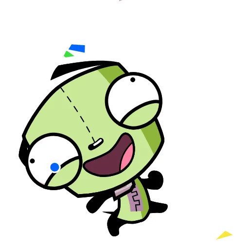 Стикер 14 Invader Zim