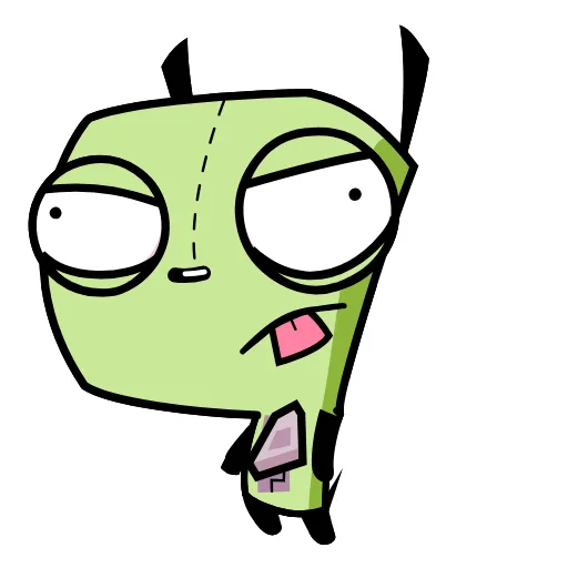 Стикер 16 Invader Zim