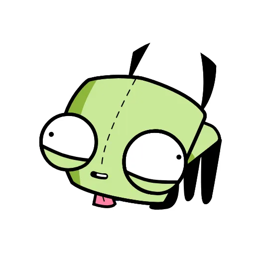 Стикер 11 Invader Zim
