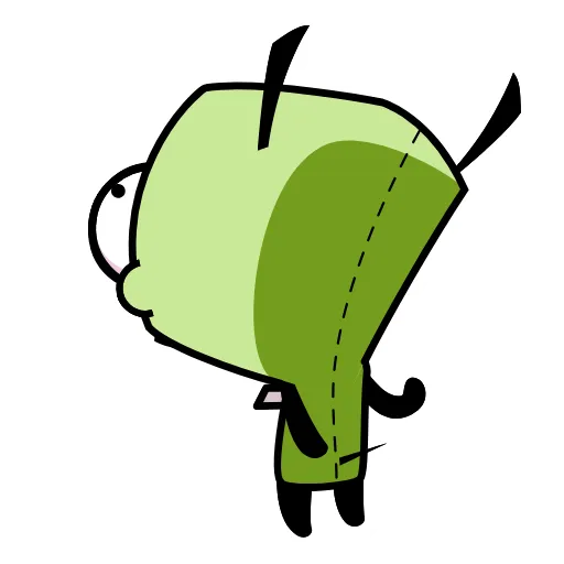 Стикер 9 Invader Zim