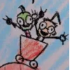 Стикер 52 🤩 Invader Zim