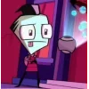 Стикер 9 🤩 Invader Zim