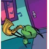 Стикер 16 🤩 Invader Zim