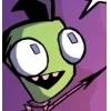 Стикер 17 🤩 Invader Zim