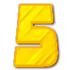 5️⃣ Эмодзи «Жёлтые буквы, цифры, иконки» для Telegram