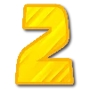 2️⃣ Эмодзи «Жёлтые буквы, цифры, иконки» для Telegram