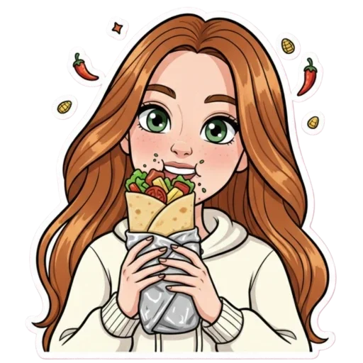 🌯 Стикер «Irinka» для Telegram