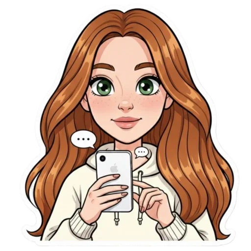 📕 Стикер «Irinka» для Telegram