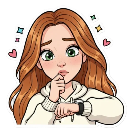 ⌛ Стикер «Irinka» для Telegram
