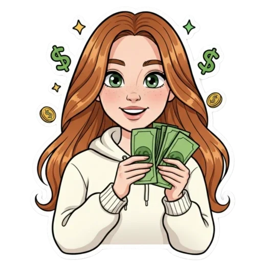💵 Стикер «Irinka» для Telegram