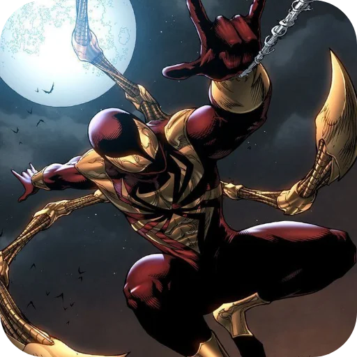 🌑 Стикер «Iron Spider Man» для Telegram