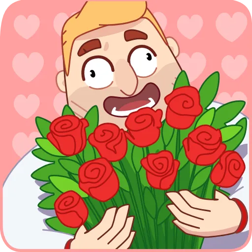Стикер 24 🫣🌹😒😢😠😎