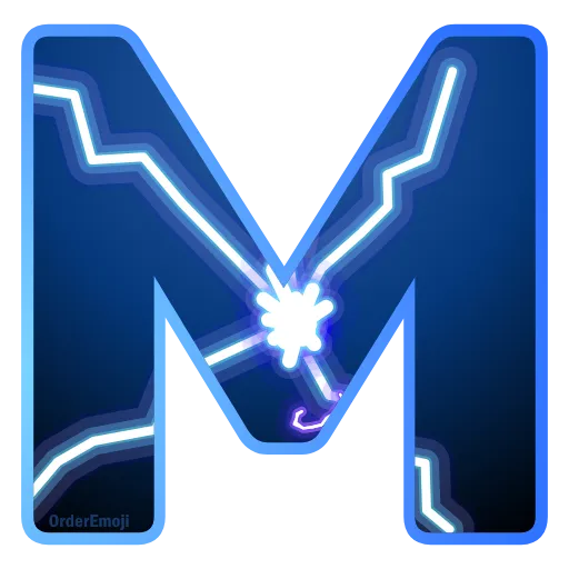 Стикер 14 Lightning #foradmins #decor #font