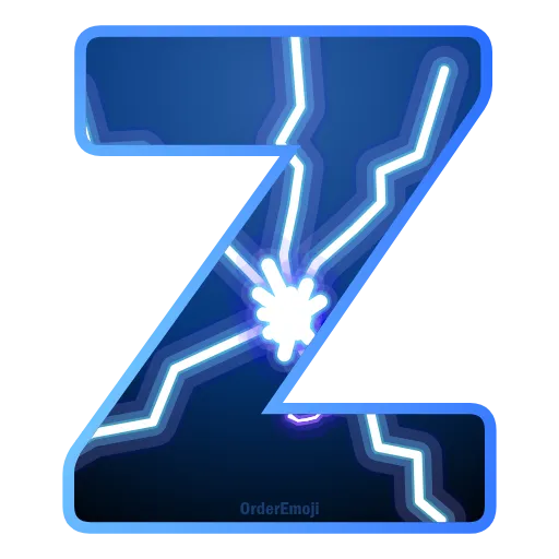 Стикер 27 Lightning #foradmins #decor #font